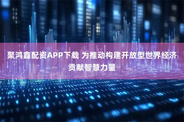 聚鸿鑫配资APP下载 为推动构建开放型世界经济贡献智慧力量